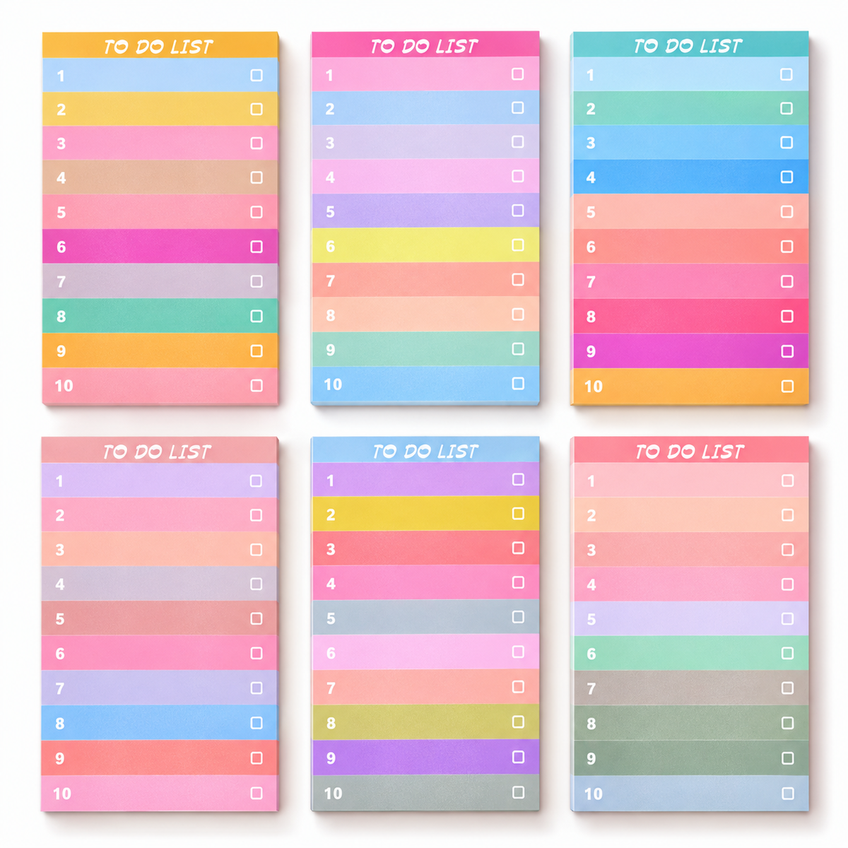 Rainbow to-Do List